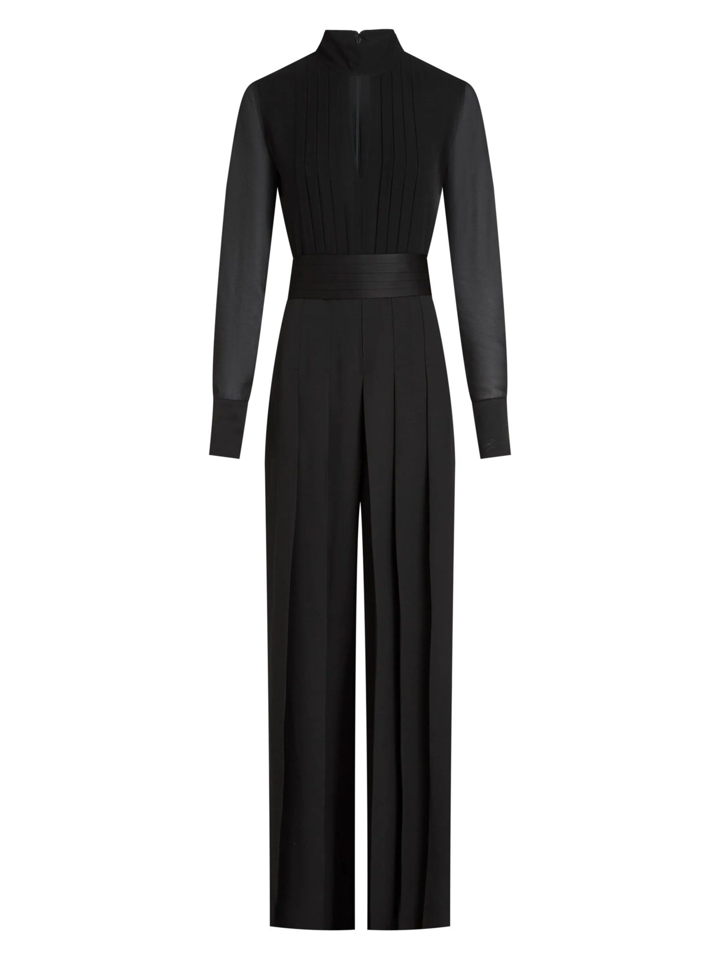 Salopeta de la Karl Lagerfeld pe negru: față