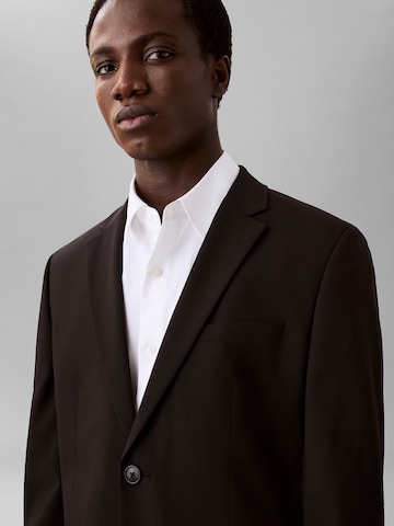 Coupe slim Veste de costume Calvin Klein en marron