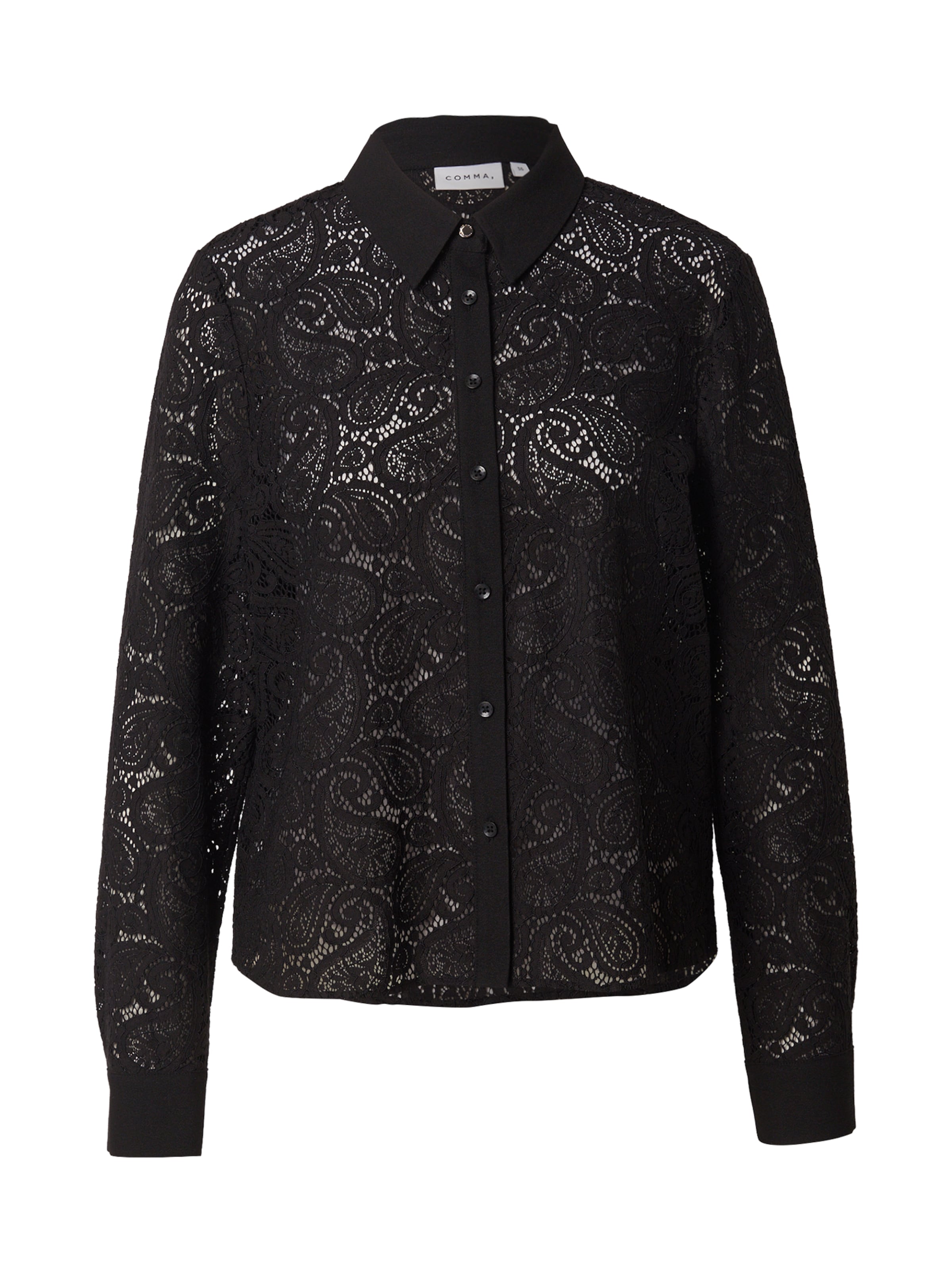 COMMA Blouse in Zwart: voorkant