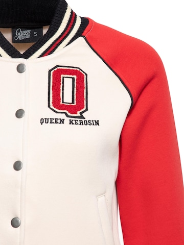 Queen Kerosin Between-Season Jacket 'Q' in Red