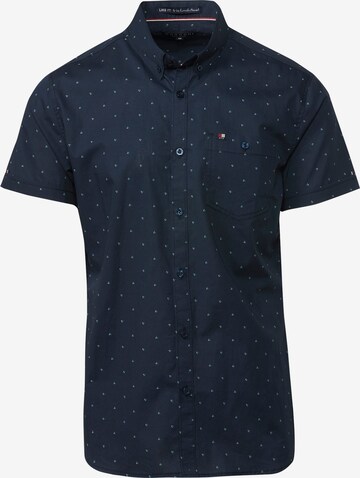 Coupe regular Chemise KOROSHI en bleu : devant