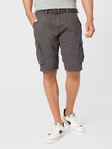 INDICODE JEANS Regular Shorts 'Monroe' in Grau: predná strana