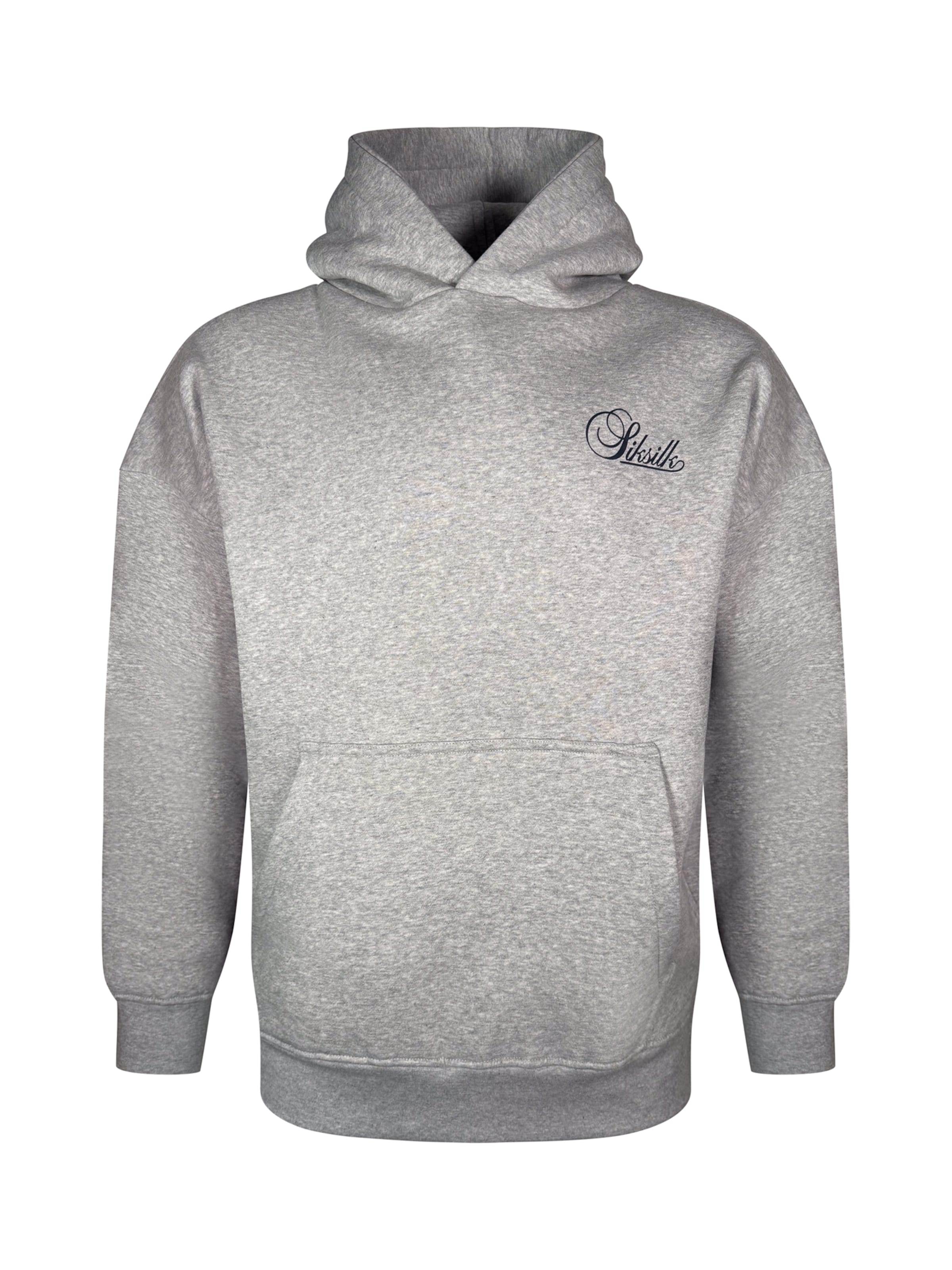 Sweat-shirt SikSilk en gris : devant