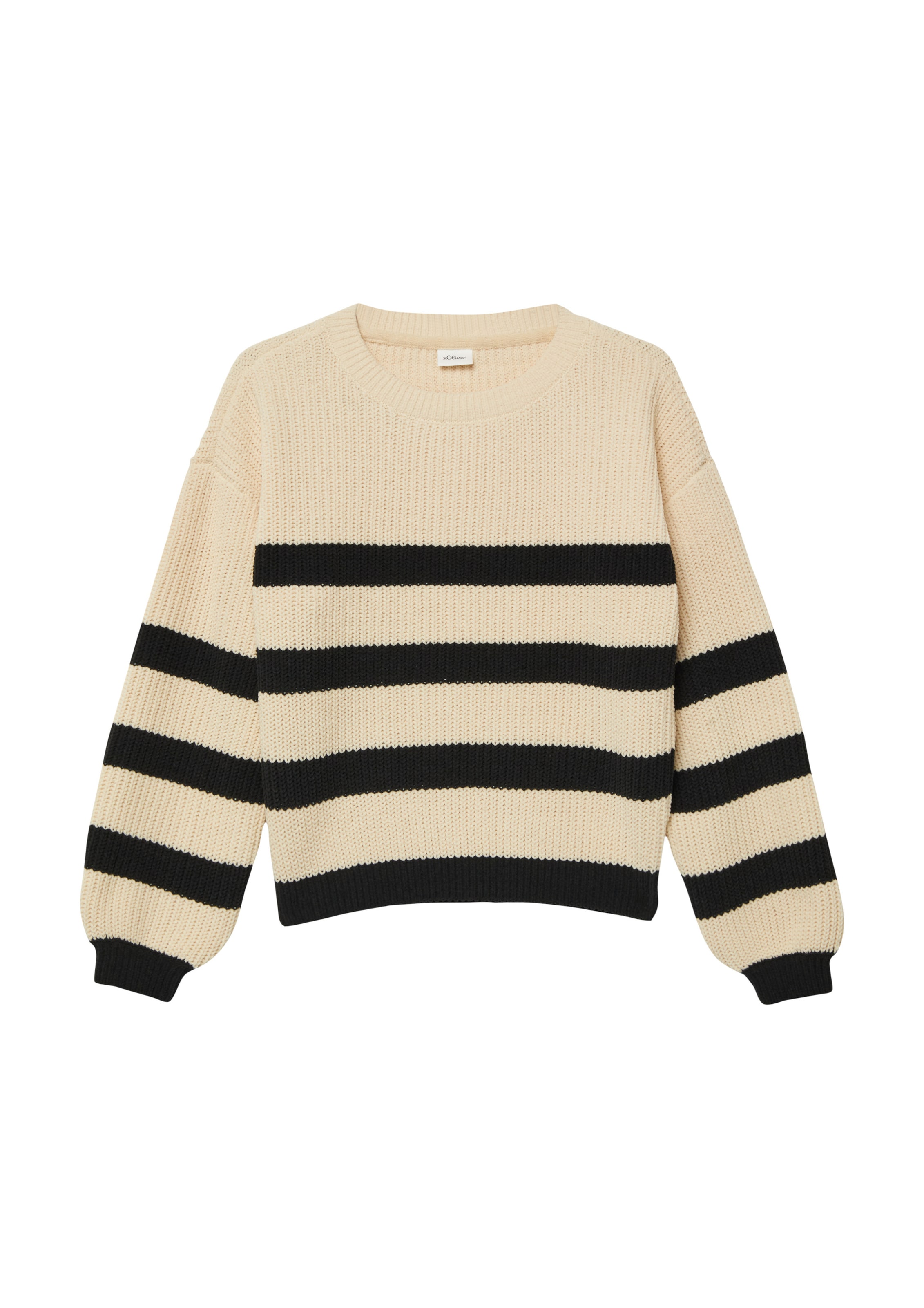 s.Oliver Trui in Beige: voorkant