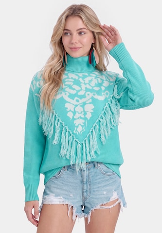 IZIA - Jersey en verde: frente
