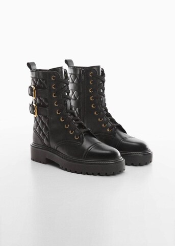 Stivaletto stringato 'sierra' di MANGO in nero