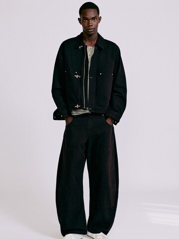 Pull&Bear Baggy Дънки в черно