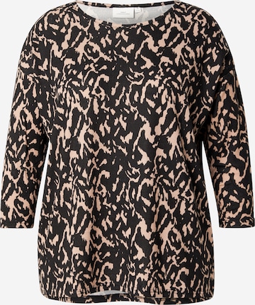 ONLY Carmakoma Shirt 'CARAlba' in Schwarz: Vorderseite