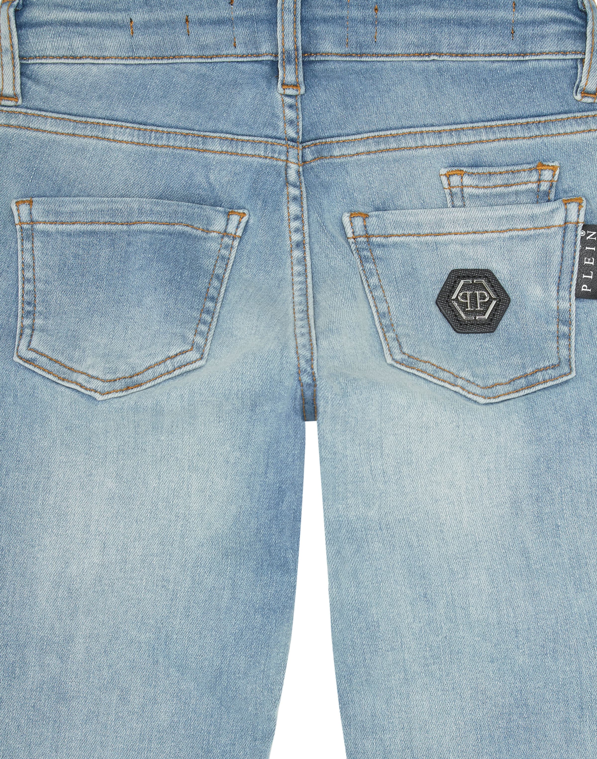 Philipp Plein - regular Vaquero en azul