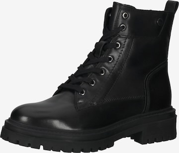 GEOX Botki sznurowane 'Iridea' w kolorze czarny: przód