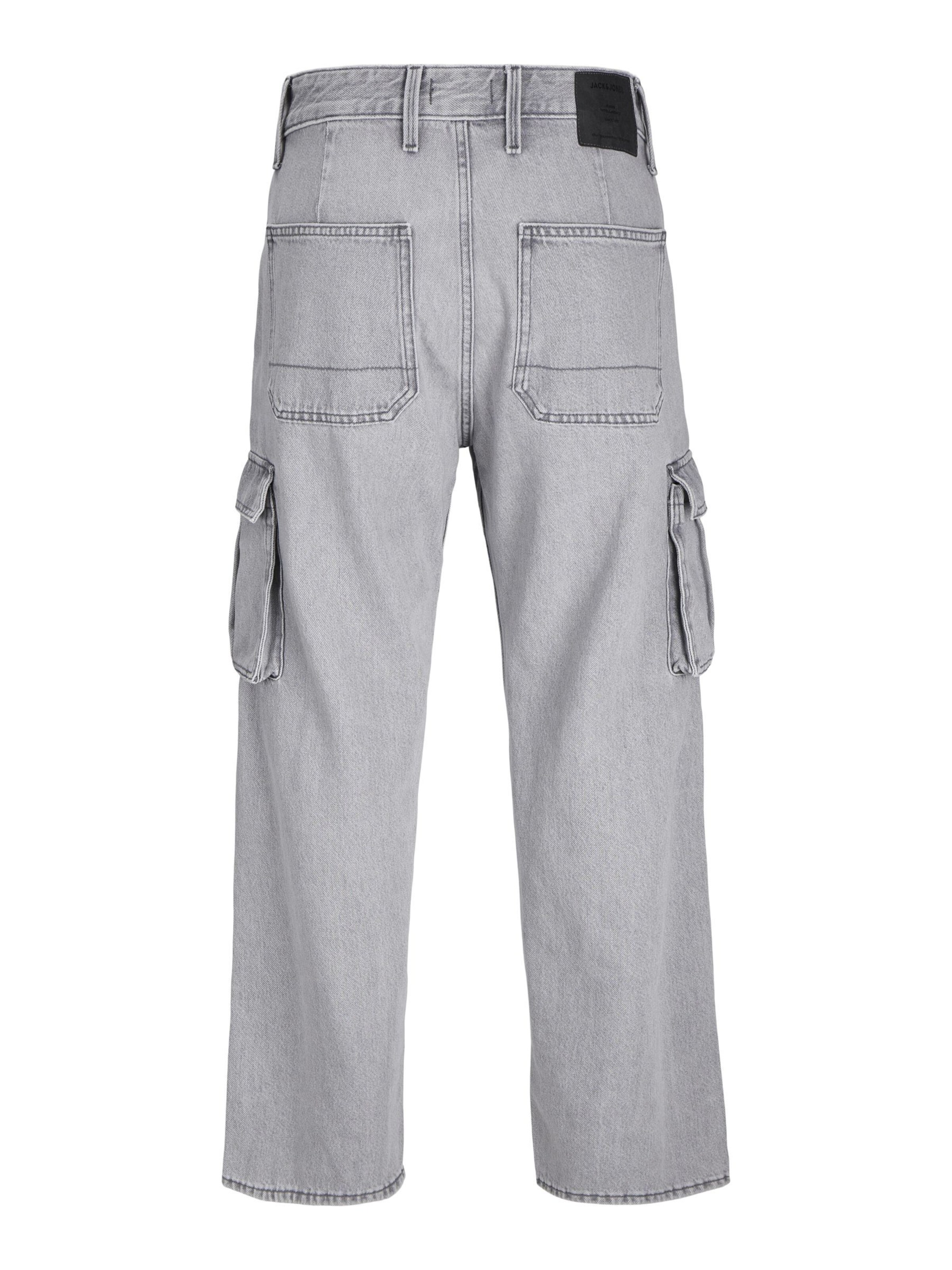 JACK & JONES - Loosefit Pantalón vaquero cargo 'ALEX' en gris