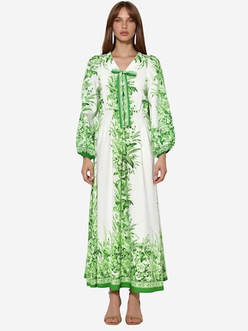 Robe MSN Collection en vert : devant
