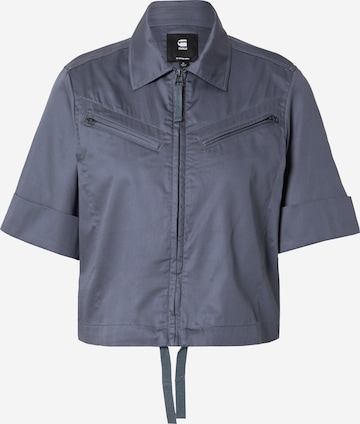 Chemisier G-Star RAW en bleu : devant