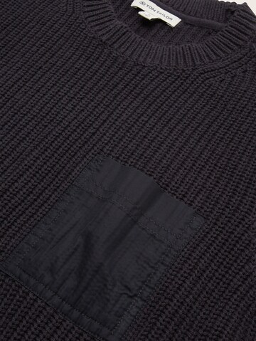 TOM TAILOR Pullover in Schwarz