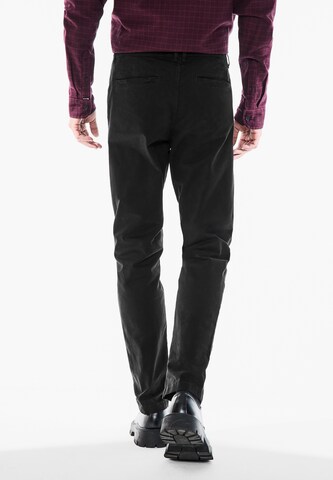 Street One MEN Slimfit Hose in Schwarz