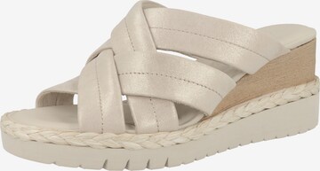 Mule TAMARIS en beige : devant