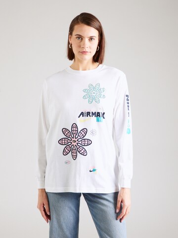 Nike Sportswear Μπλουζάκι σε λευκό: μπροστά