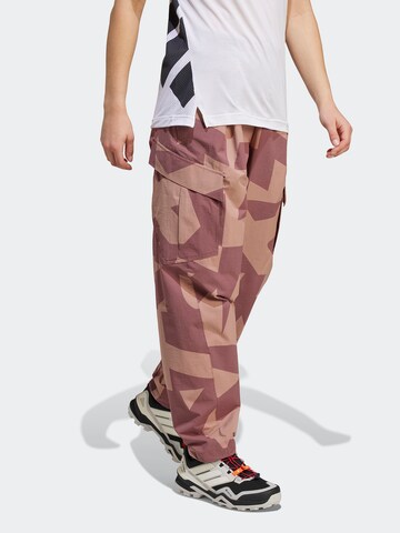 ADIDAS TERREX Regular Outdoor trousers 'Xploric' in Pink