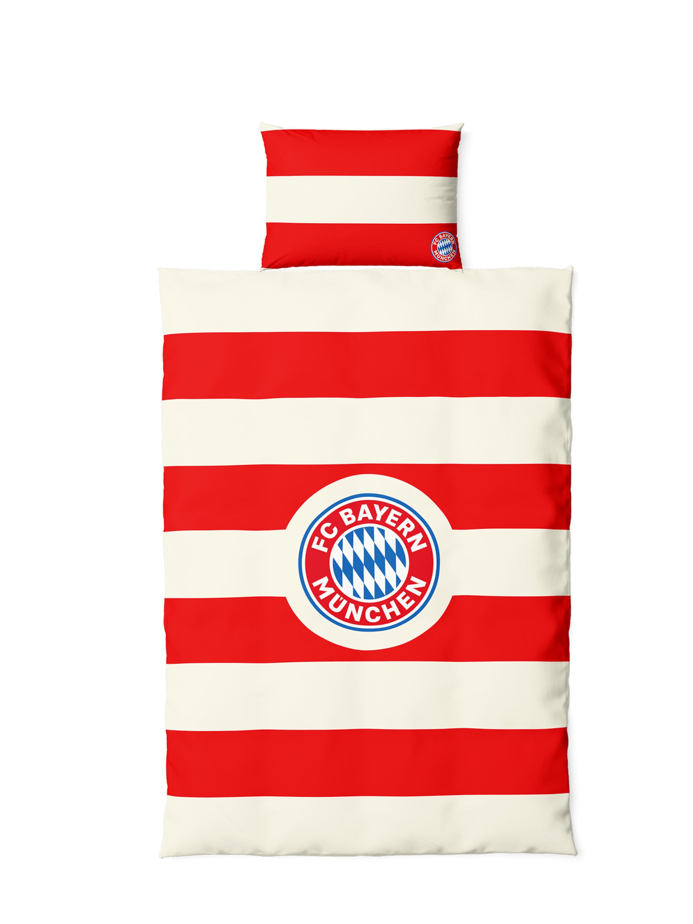 FC BAYERN MÜNCHEN Bettbezug in Mischfarben: Vorderseite