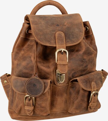 GREENBURRY Backpack ' Vintage 1711S ' in Brown: front