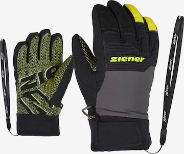 ZIENER Athletic Gloves 'LANUS AS(R) PR glove junior' in Black: front