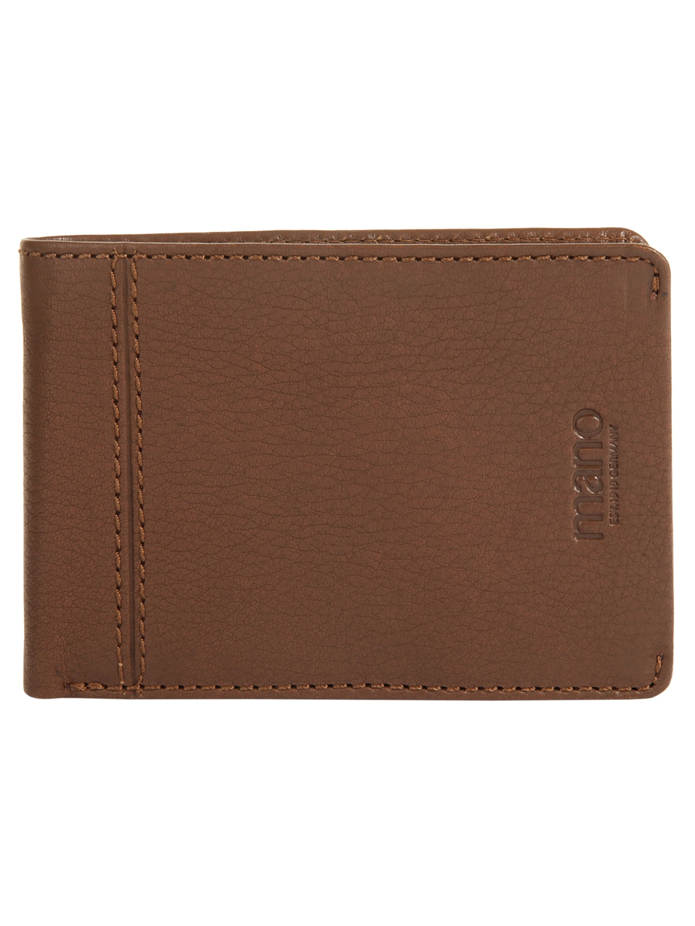 mano Wallet 'MANO Geldbörse' in Brown: front
