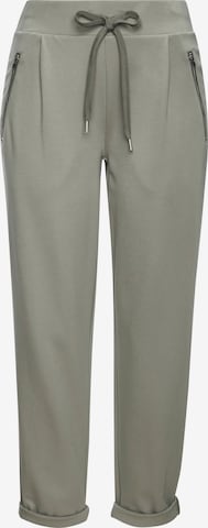 BEACH TIME Tapered Hose in Grün: Vorderseite