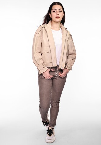 Veste mi-saison Maze en beige