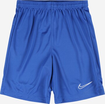 NIKE Workout Pants 'Academy' in Blue: front