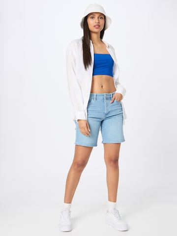 s.Oliver Slimfit Shorts 'Betsy' in Blau