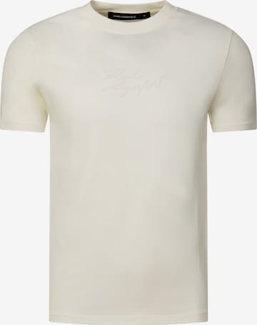 Maglietta di Karl Lagerfeld in beige: frontale