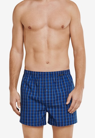 SCHIESSER Boxershorts in Blauw: voorkant