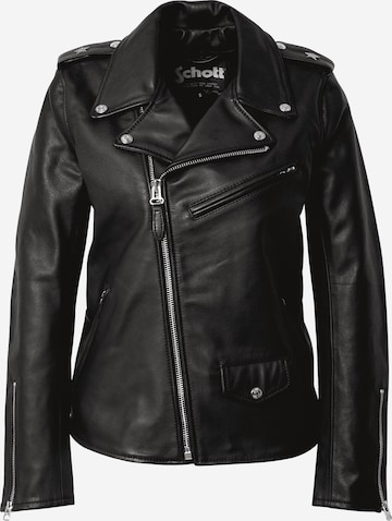 Schott NYC Jacke in Schwarz: predná strana