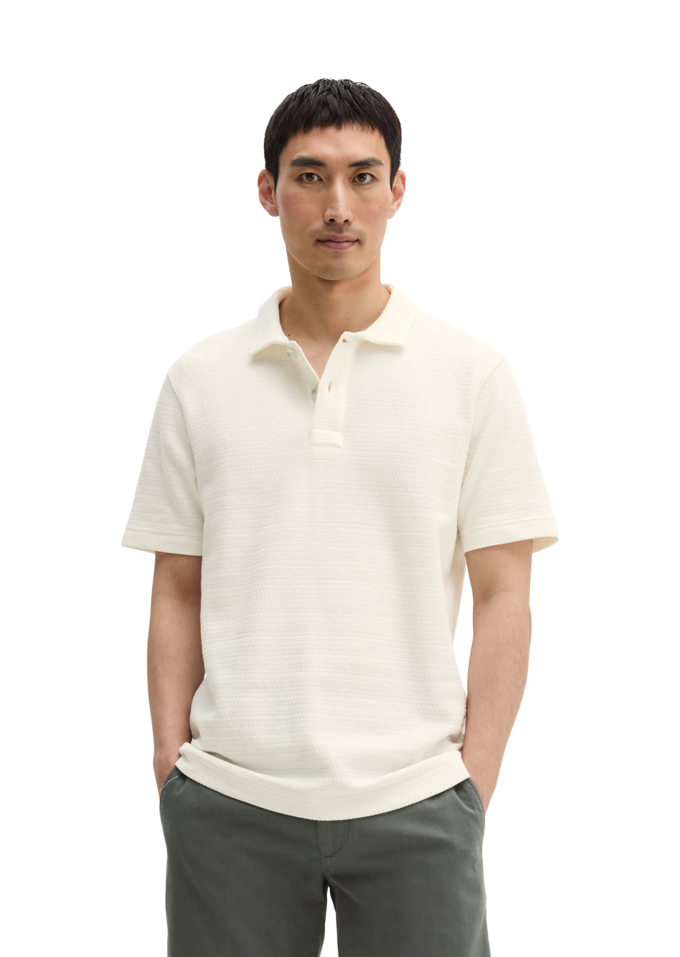 Marc O'Polo Shirt in Wit: voorkant