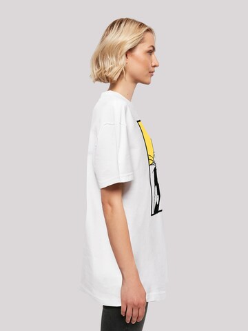 T-shirt 'Looney Tunes Trickfilm Serie Cartoon Bugs Bunny Laughing' F4NT4STIC en blanc