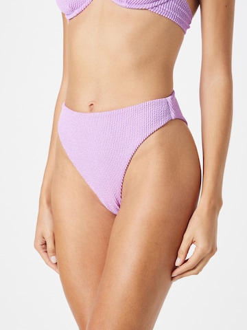 Hunkemöller Bikini Bottoms 'Crinkle' in Purple: front