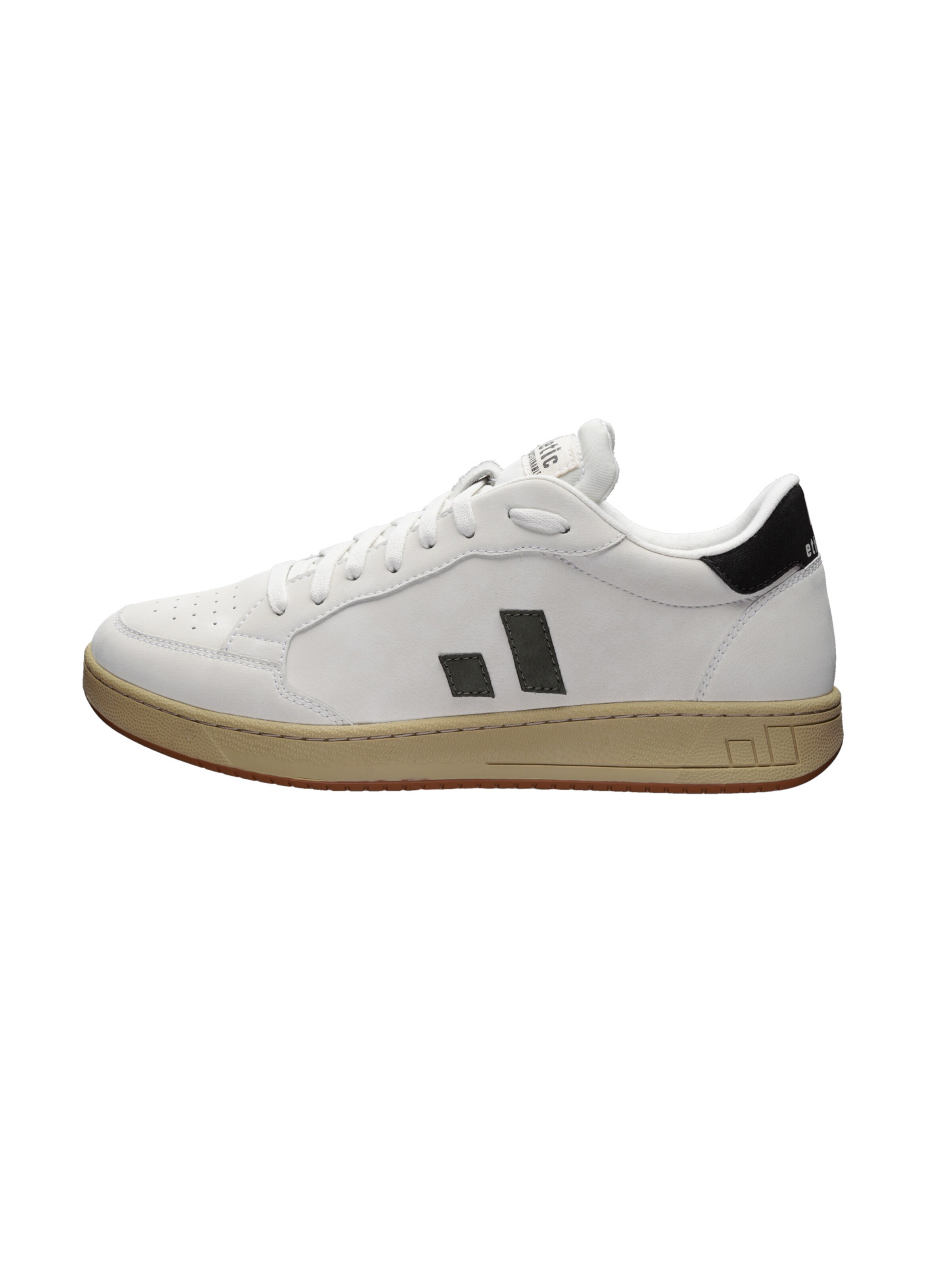 Ethletic Platform trainers 'Jesse' in White: front