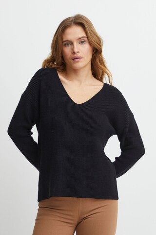Pullover 'Milo' di b.young in nero: frontale