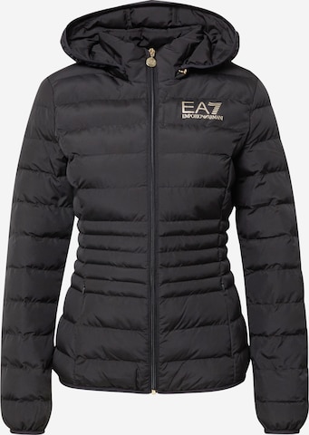 EA7 Emporio Armani Prehodna jakna 'GIUBBOTTO' | črna barva: sprednja stran