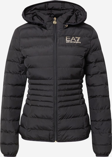 EA7 Emporio Armani Overgangsjakke 'GIUBBOTTO' i beige / svart, Produktvisning