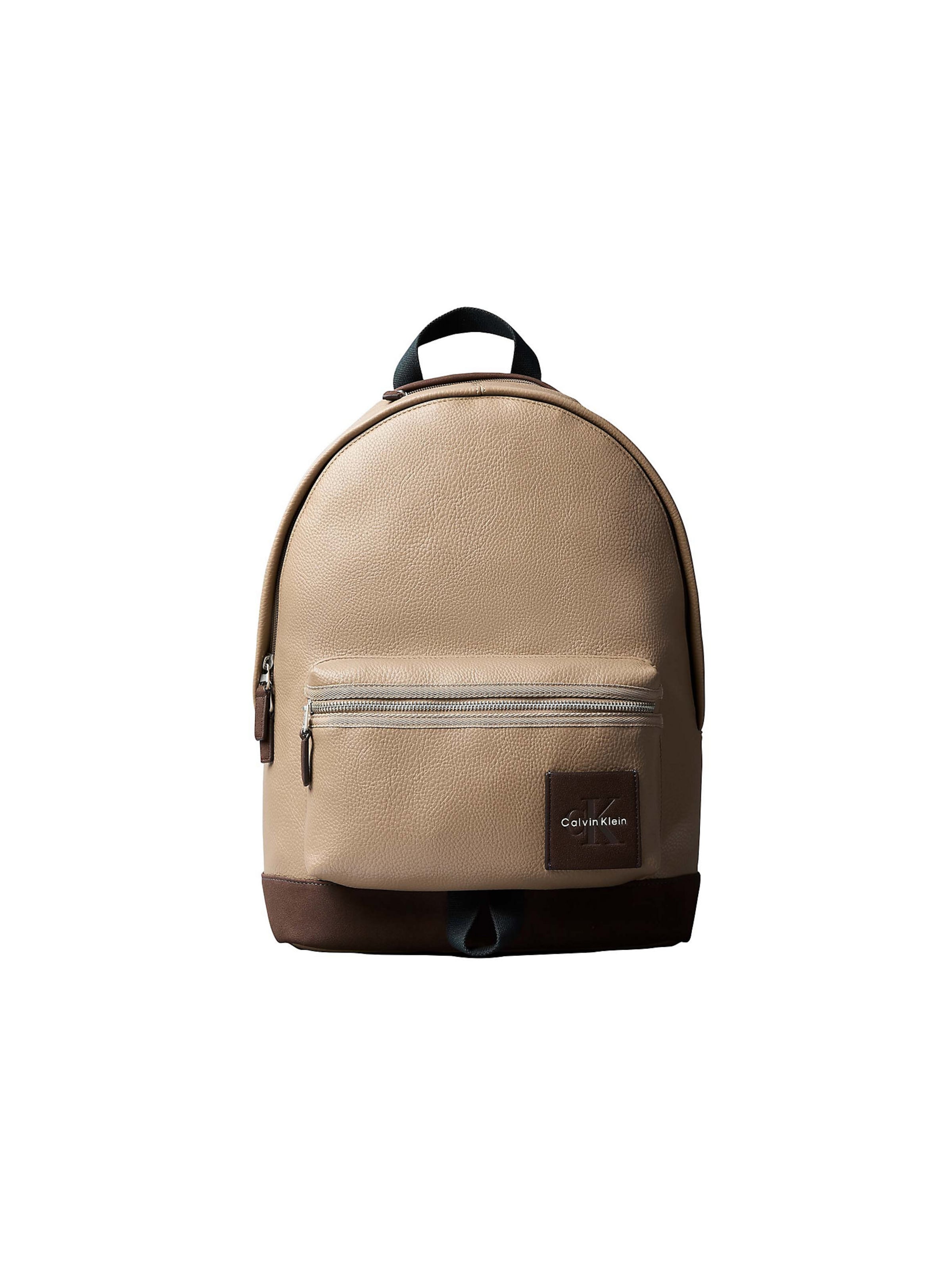 Calvin Klein - regular Mochila en beige: frente