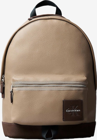 Calvin Klein Regular Раница в бежово: отпред