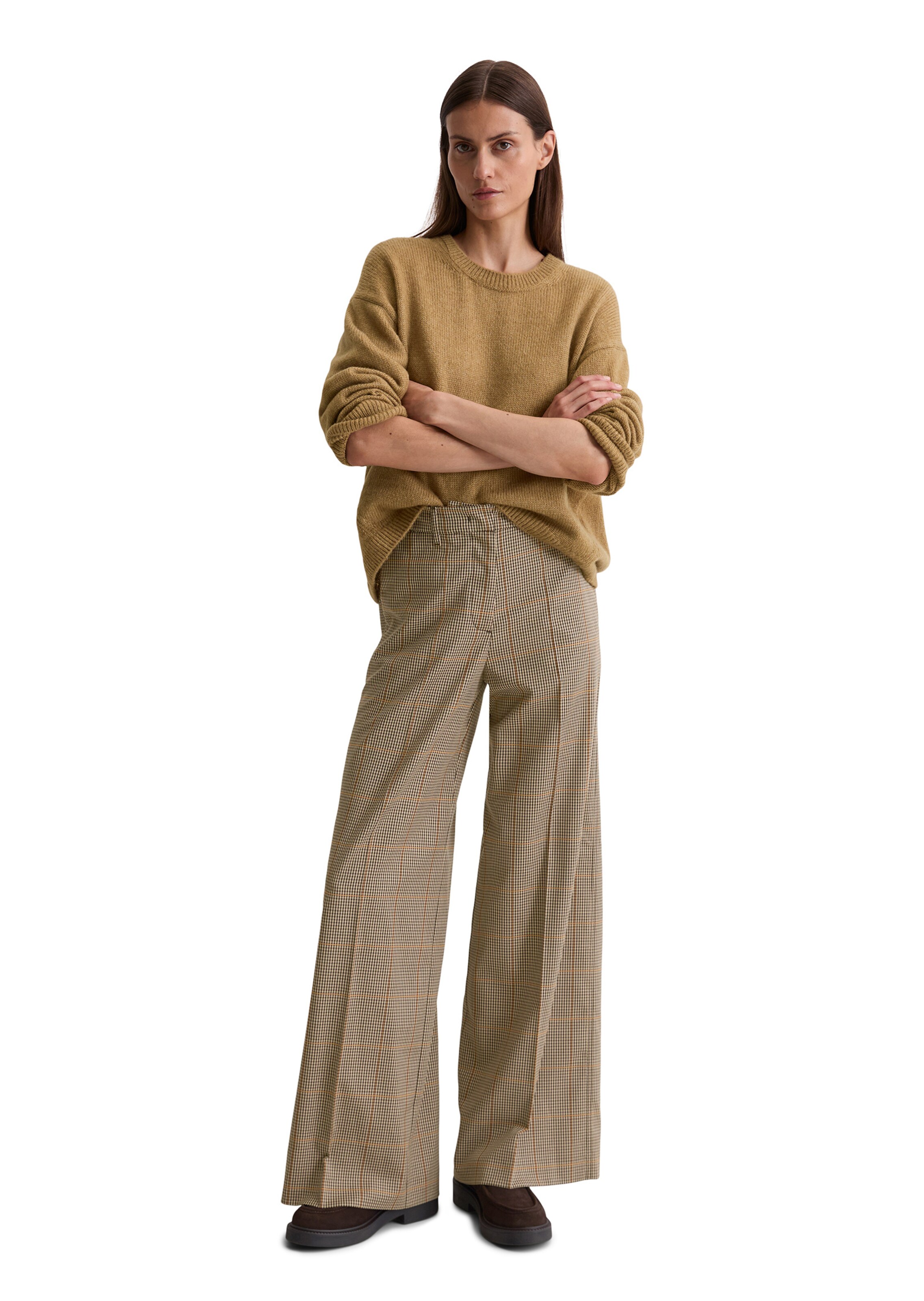 Marc O'Polo Loosefit Hose in Braun