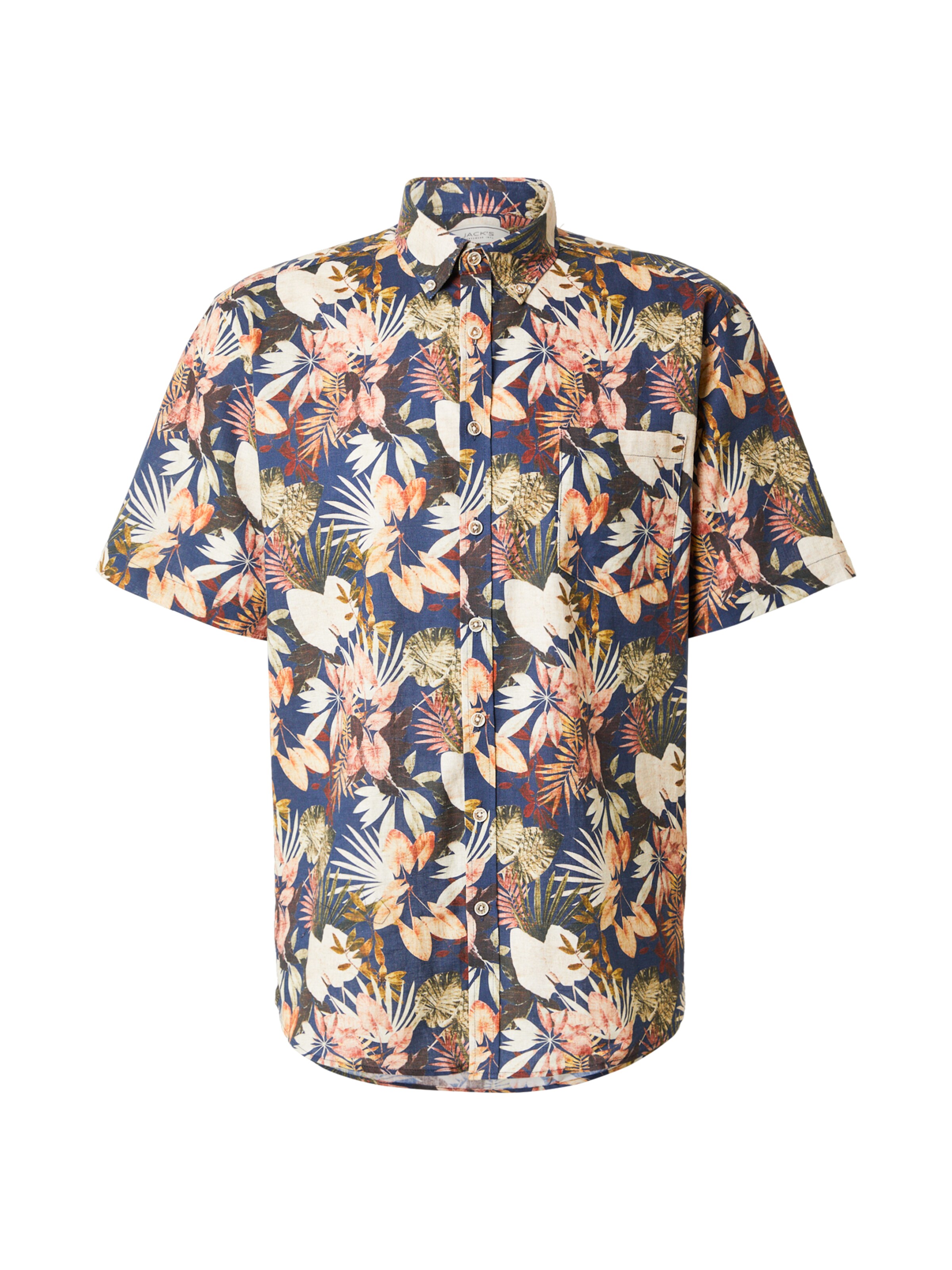 Jack's Regular fit Πουκάμισο σε μπλε: μπροστά