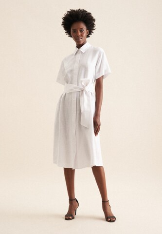 Robe-chemise SEIDENSTICKER en blanc : devant