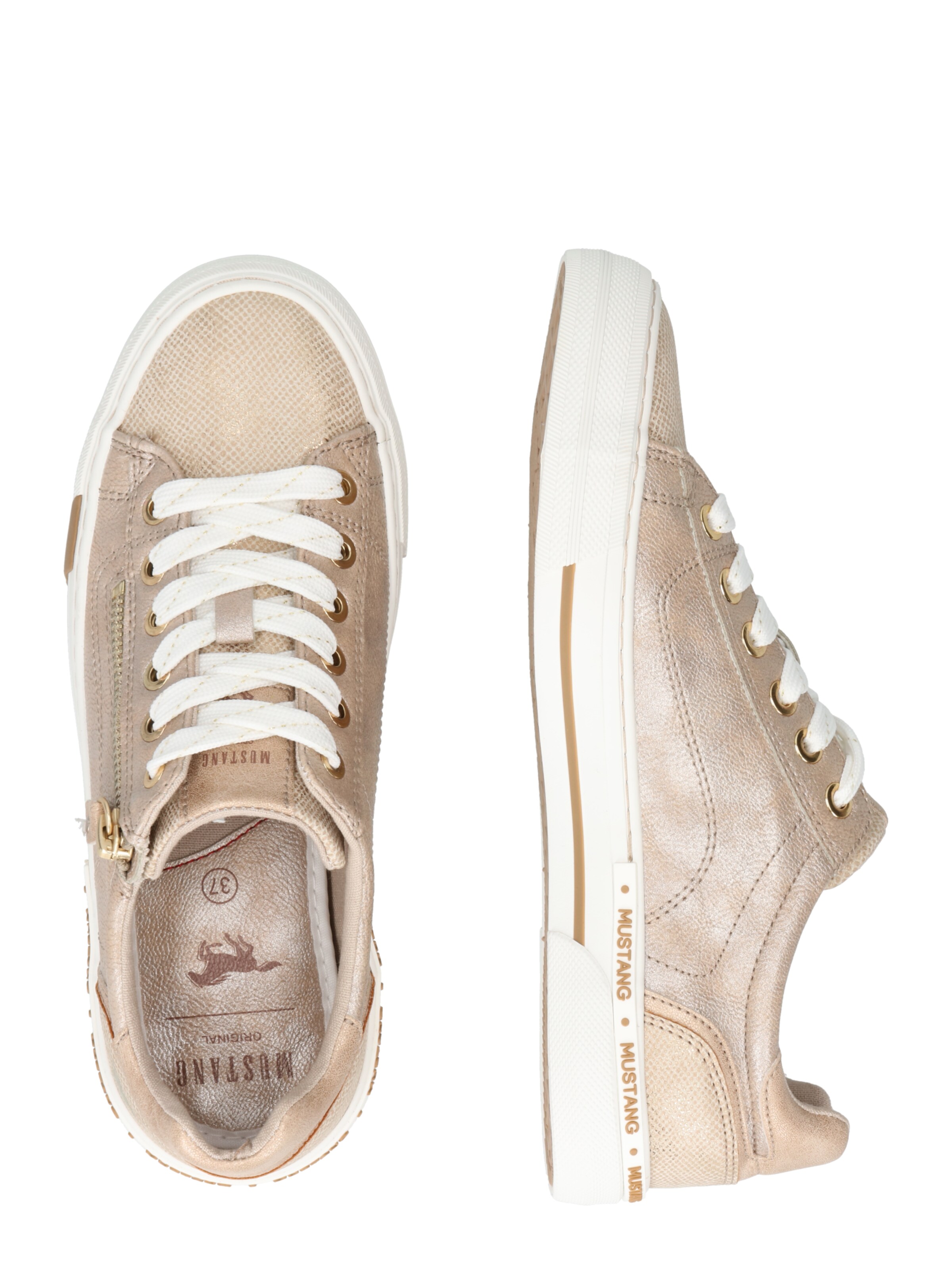 Baskets basses MUSTANG en beige