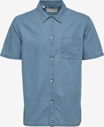 SELECTED HOMME - Ajuste confortable Camisa 'Mario' en azul: frente