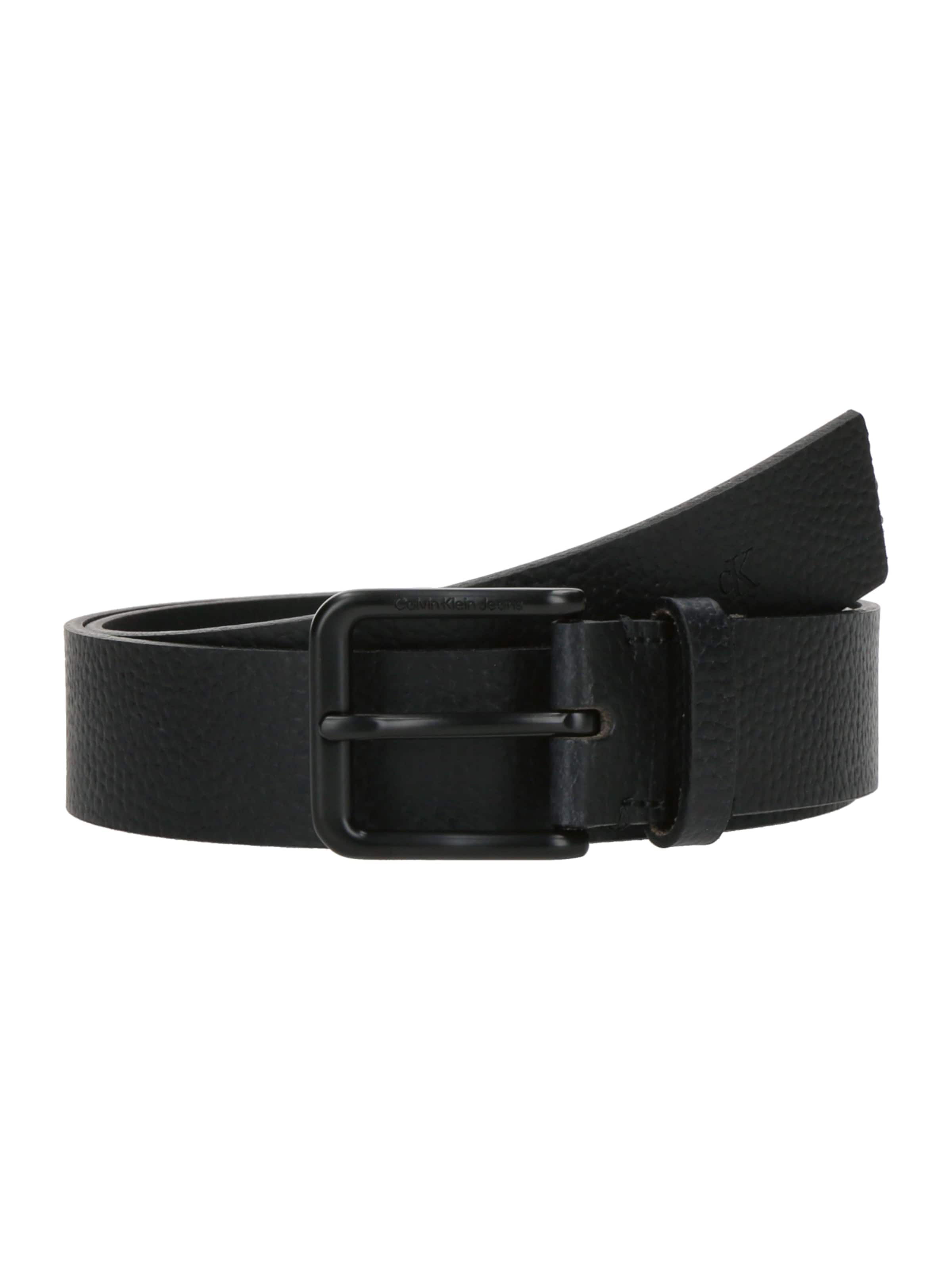 Ceinture 'Classic' Calvin Klein en noir : devant