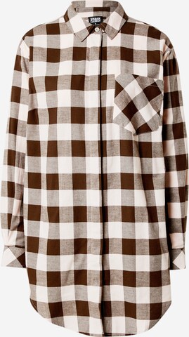 Abito camicia di Urban Classics in marrone: frontale