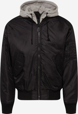 Brandit Зимняя куртка в Черный: спереди